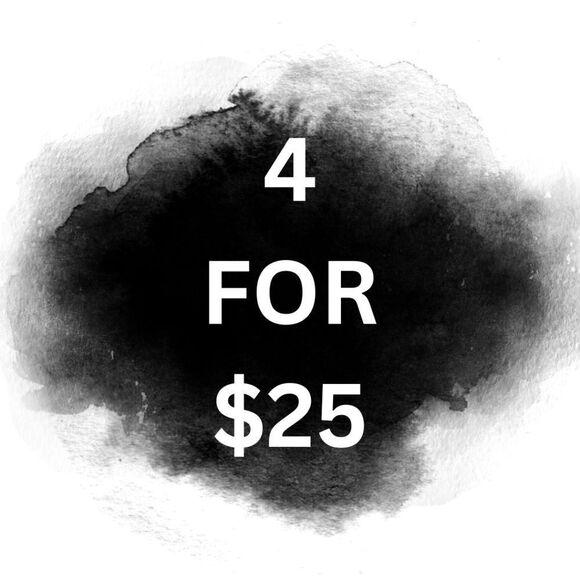 Other - Black Friday End of Year Sale 4 for 25 items $25 and under